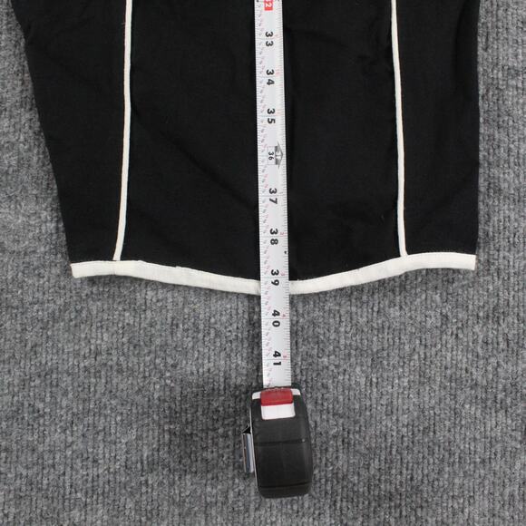 Rujuta Sheth Pants Women XXL Etta Wide Leg Crop Black Linen Blend Quiet Luxury - Picture 14 of 15